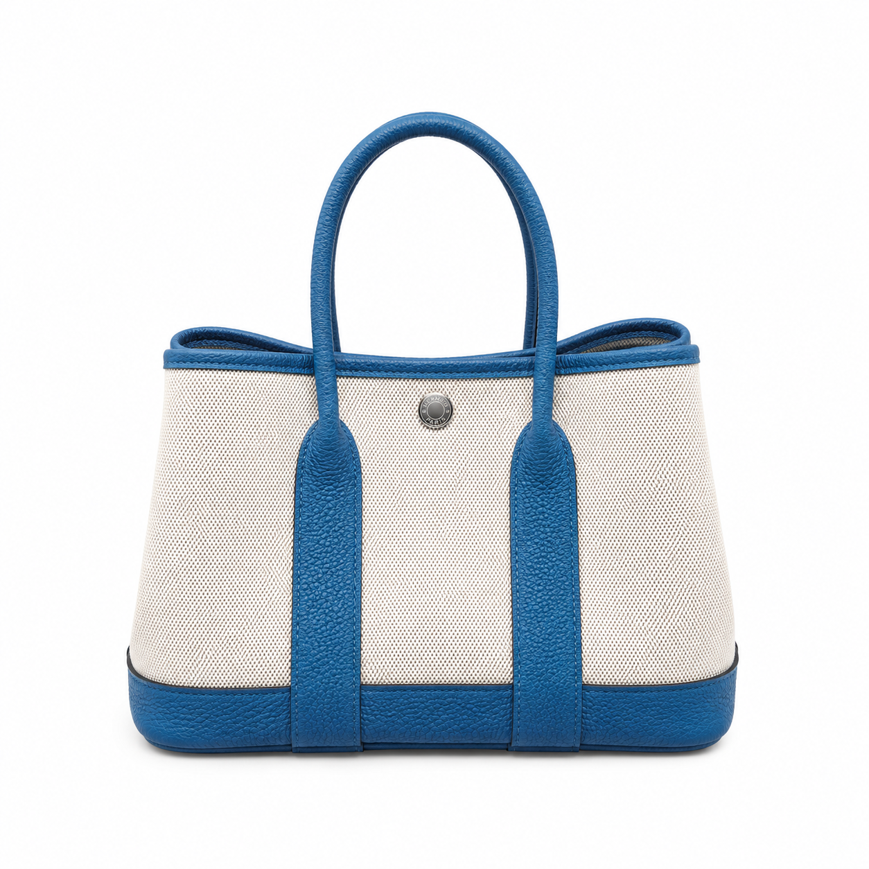 에르메스 가든파티23 네곤다+캔버스 Ecru/Noir/Bleu outremer [정상가 400만원대]