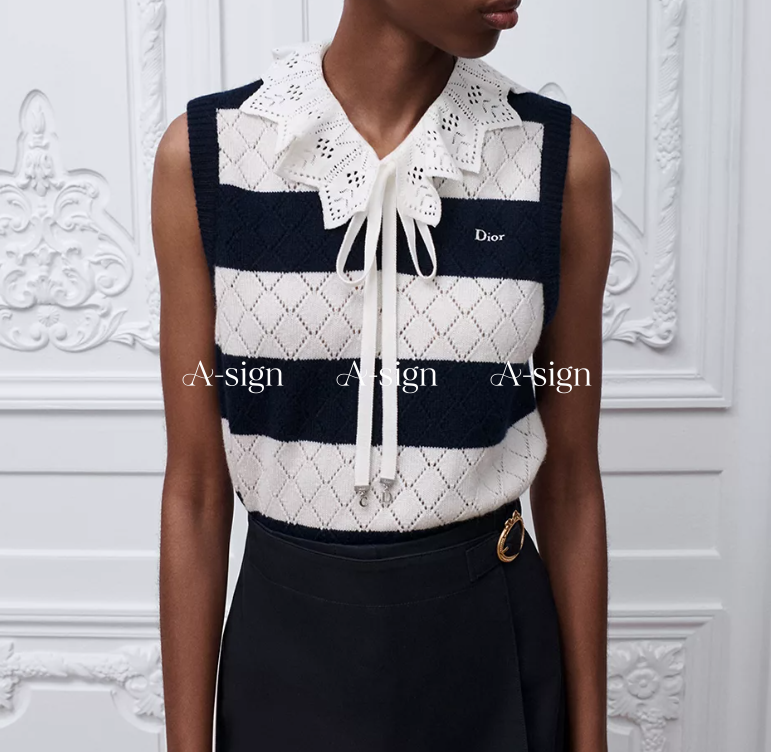 디올 마리니에르 스웨터 베스트 니트 조끼 [정상가470만원대]