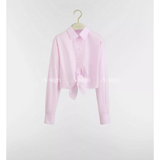 디올 리비에라 타이 크롭 블라우스 [정상가200만원대]