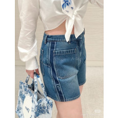 디올 숏 스톤워싱 코튼 팬츠 [정상가 230만원대]